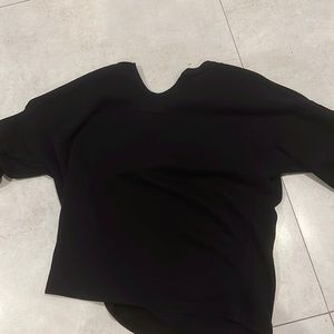 Black cotton top size medium